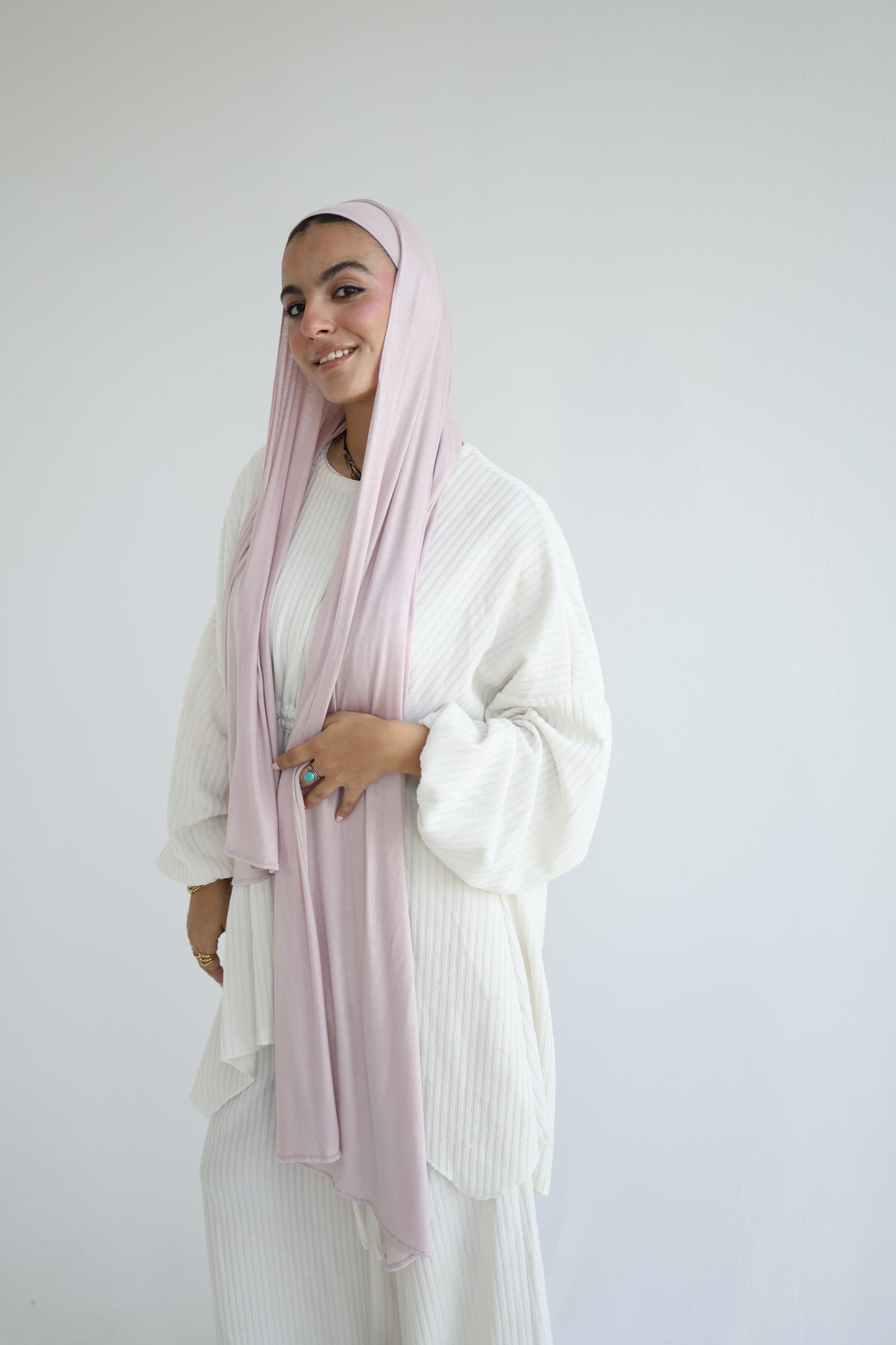 Kuwaiti Cotton Lycra With Bandana