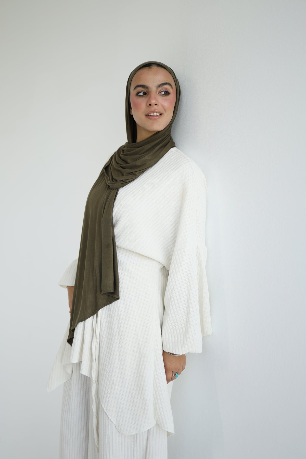 Kuwaiti Cotton Lycra With Bandana