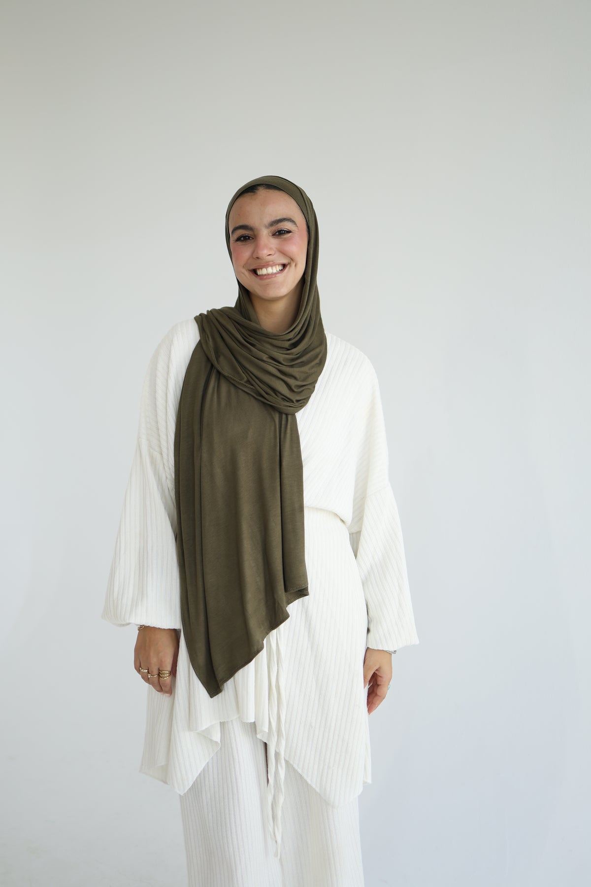 Kuwaiti Cotton Lycra With Bandana